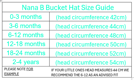 Baby Boys Blue Wide Brim Bucket Hat