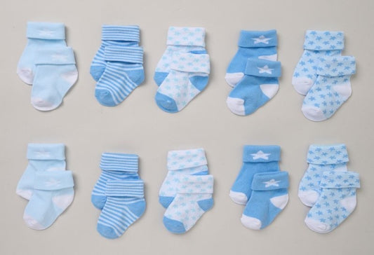 Baby Boys Pack 10 Socks