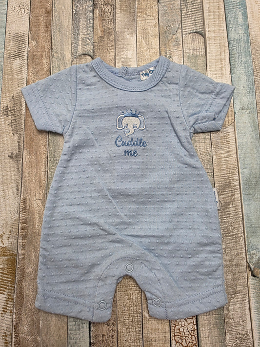 Premature Baby Boys Cuddle Me Elephant Design Romper