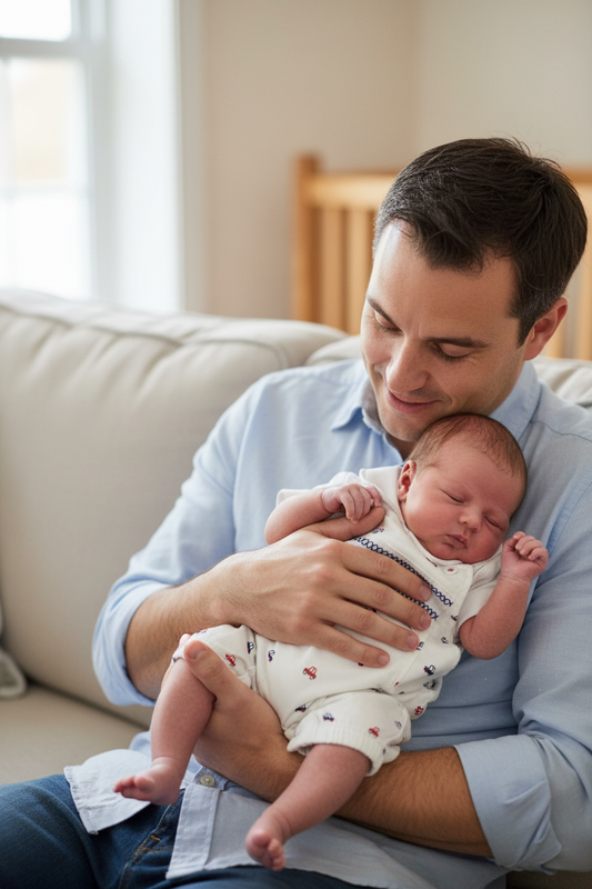 Baby Boys White Cars Dungaree 2 Piece Set