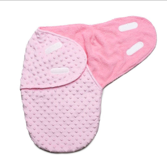 Baby Girls Pink Bubble Design Swaddle