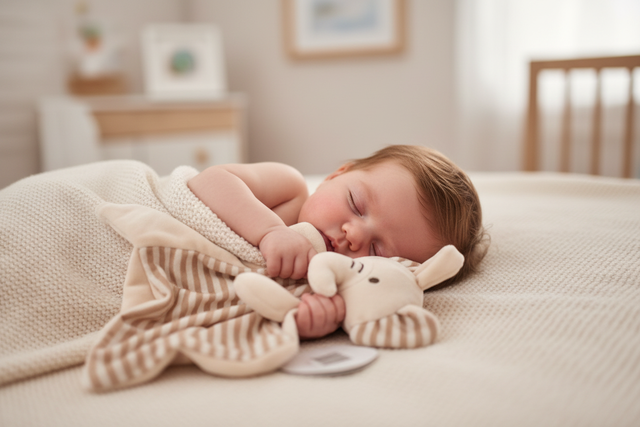 Baby Beige Elephant Comforter