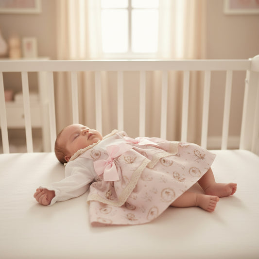 Baby Girls Pink Ballerina Jam Pants with Long Sleeved White Blouse