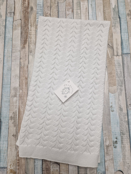 Nana's Special Buys Unisex White Shawl