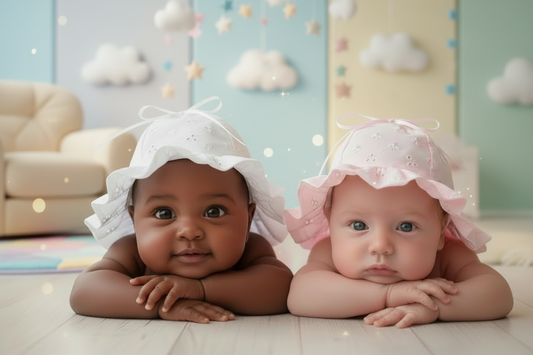 Baby Girls Broderie Anglaise Sun Hat