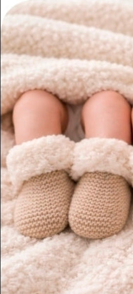 Baby Newborn Knitted Booties
