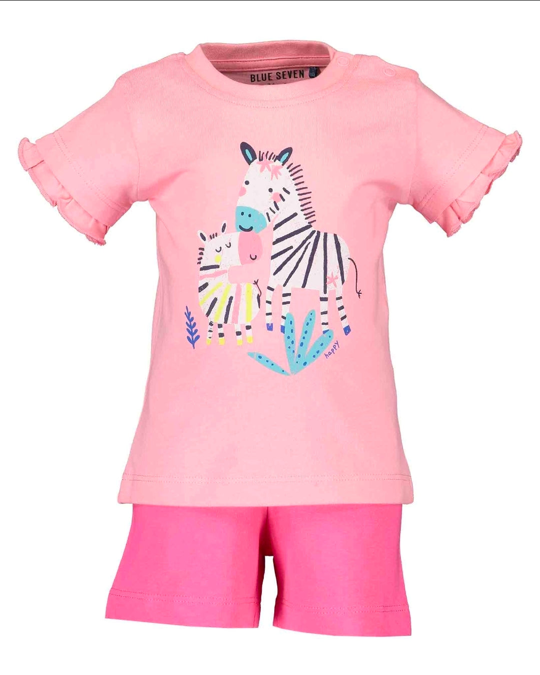 Baby Girls Zebra Short Set