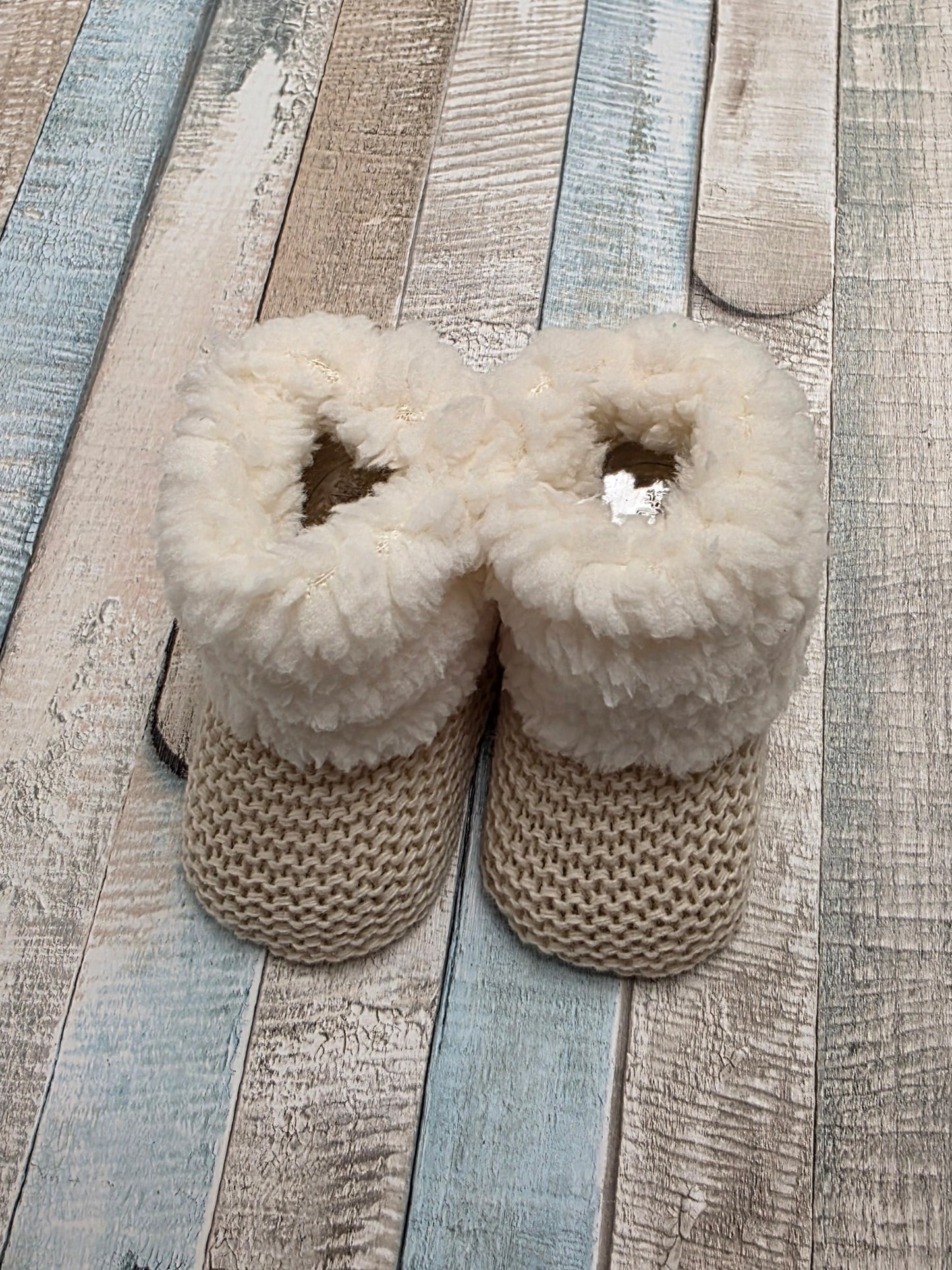 Baby Newborn Knitted Booties