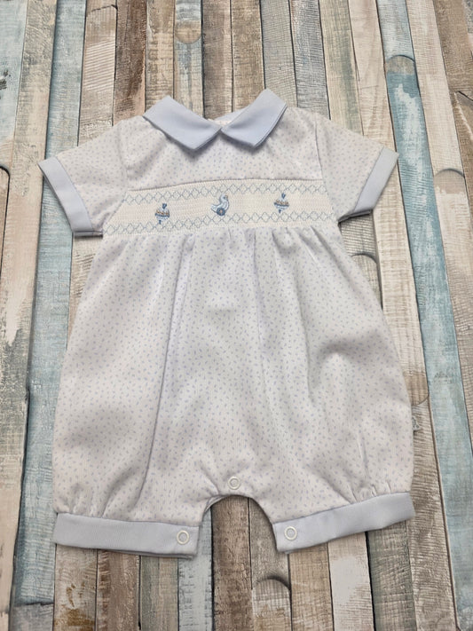 Nana Special Buys Baby Boys Toy Design Smocked Romper