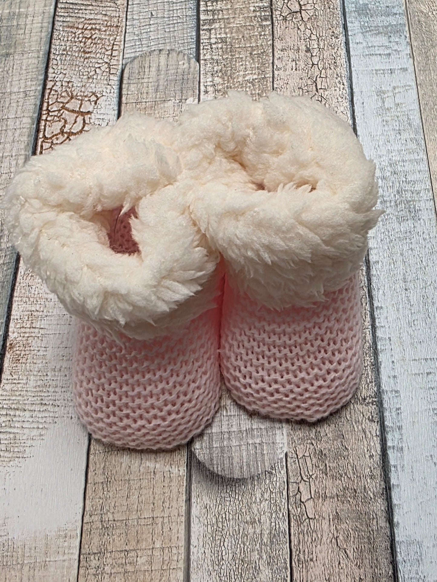 Baby Newborn Knitted Booties