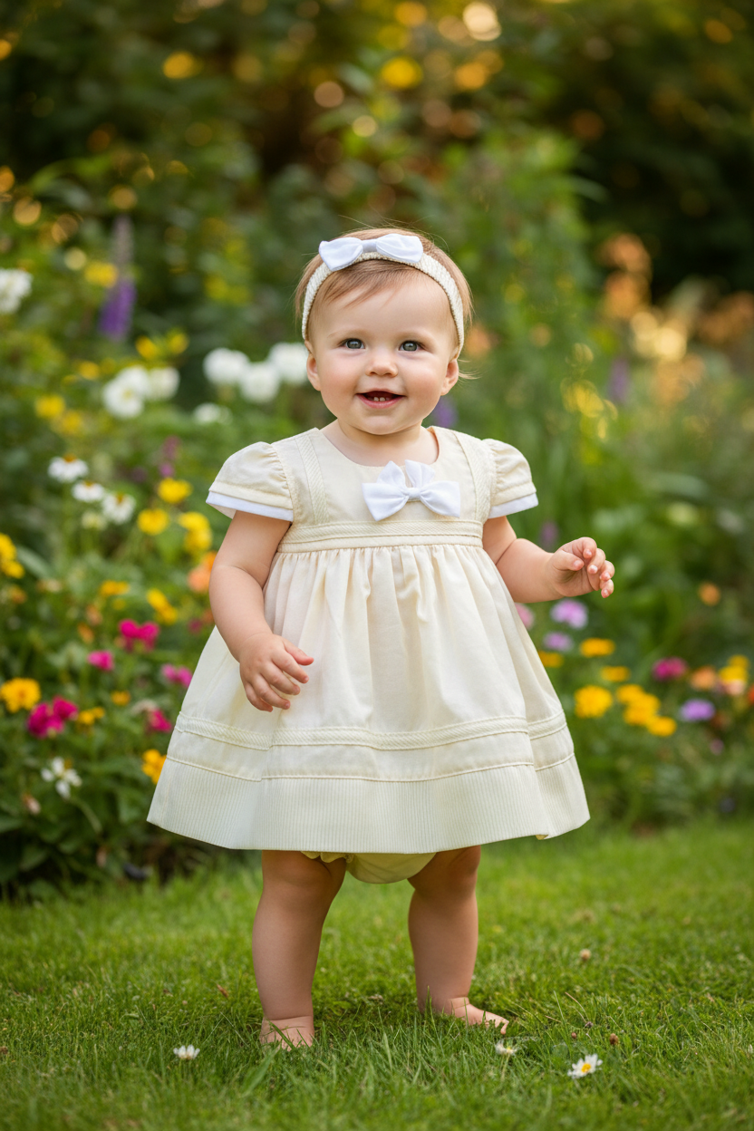 Baby Girls Lemon Summer Dress And Pants With  Matching Headband