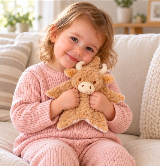 Unisex Baby Highland Cow comforter