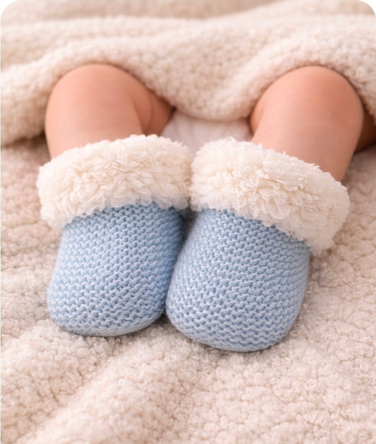 Baby Newborn Knitted Booties