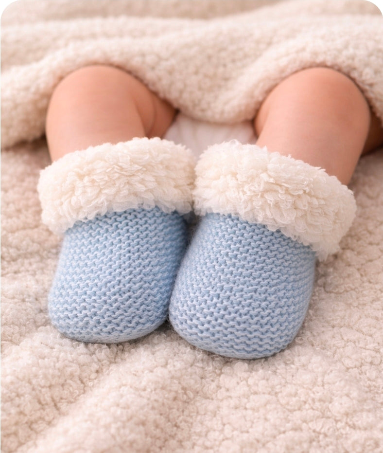 Baby Newborn Knitted Booties