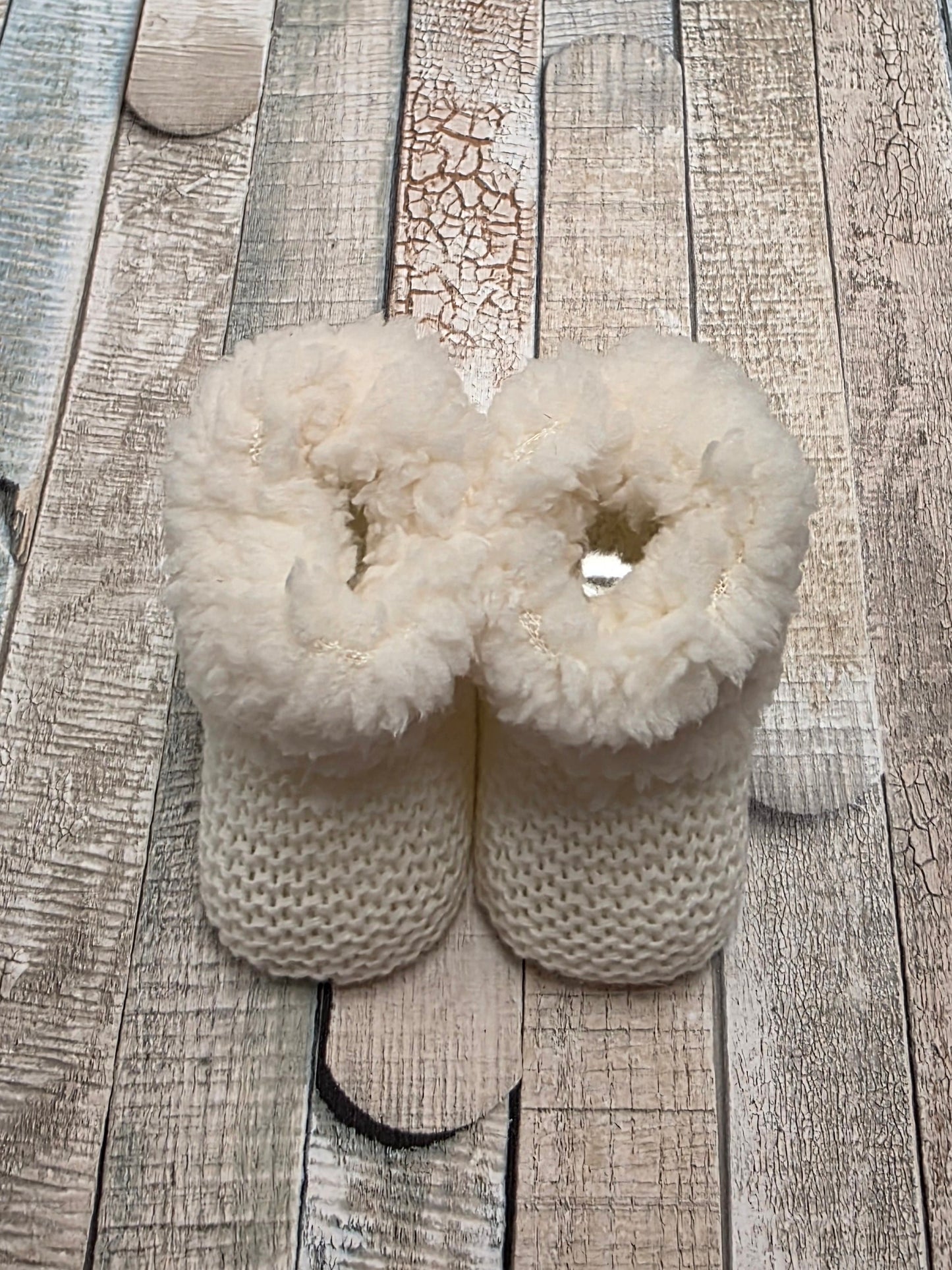 Baby Newborn Knitted Booties