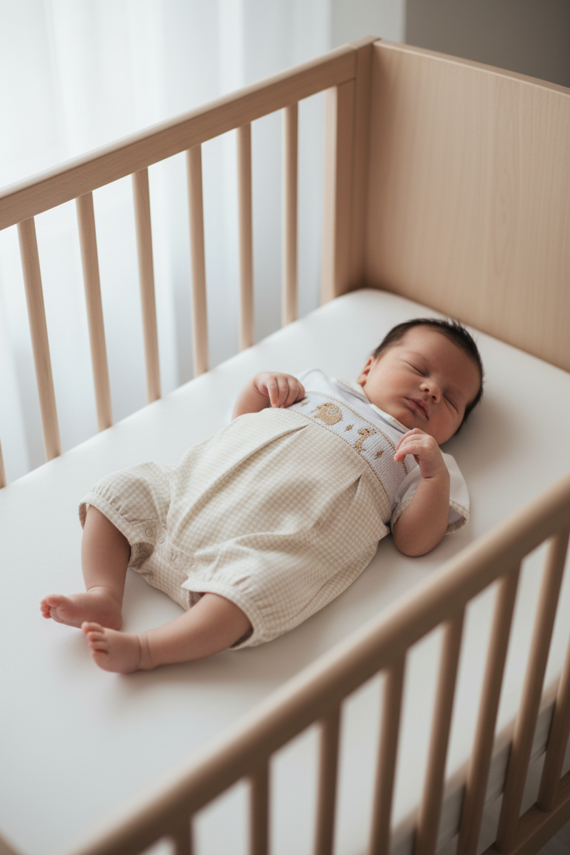 Unisex Baby Beige Dandelion Little Jungle Friends Romper