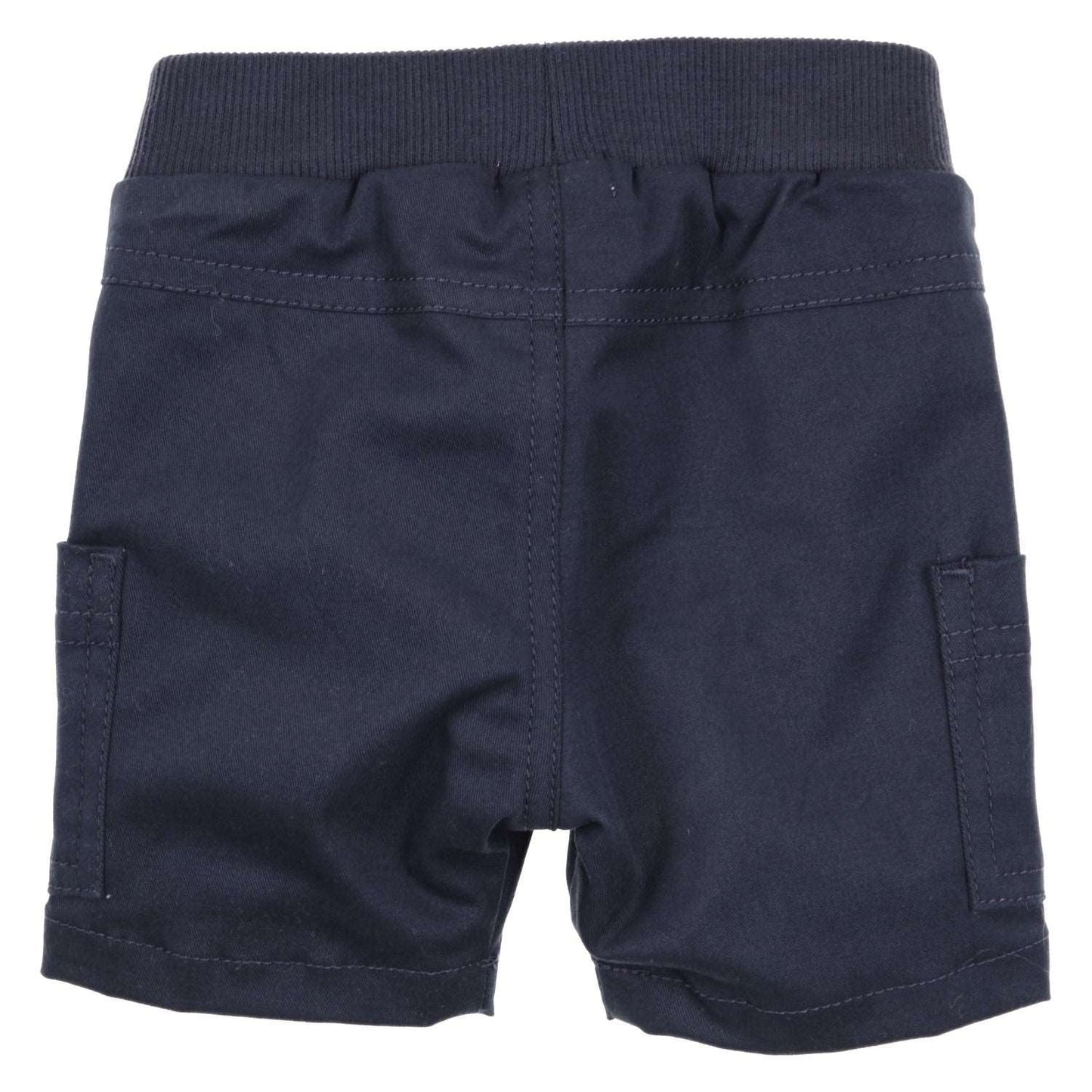 Baby Boys Navy Cotton Twill Shorts - Nana B Baby & Childrenswear Boutique