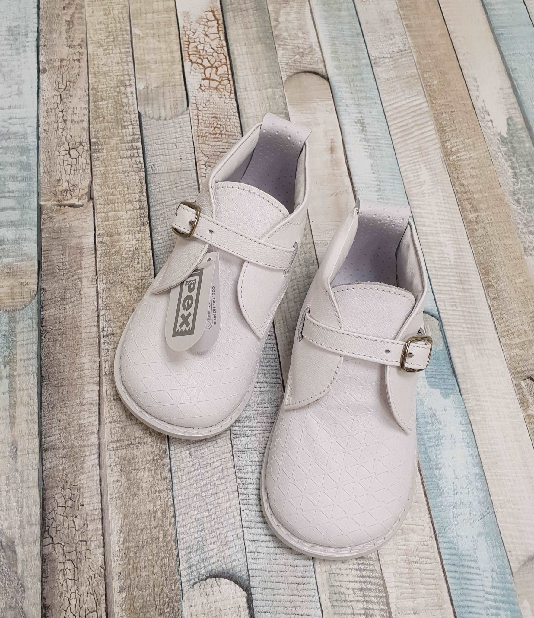 Baby Boys Pex Giotto White Shoes - Nana B Baby & Childrenswear Boutique