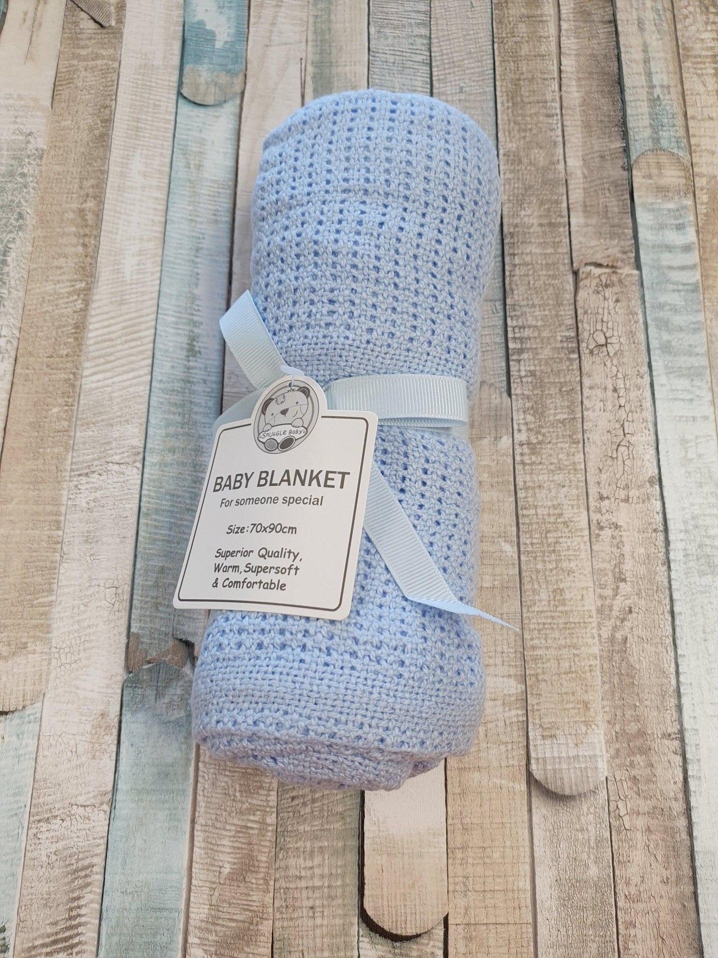 Baby Cotton Cellular Pram Blanket - Nana B Baby & Childrenswear Boutique