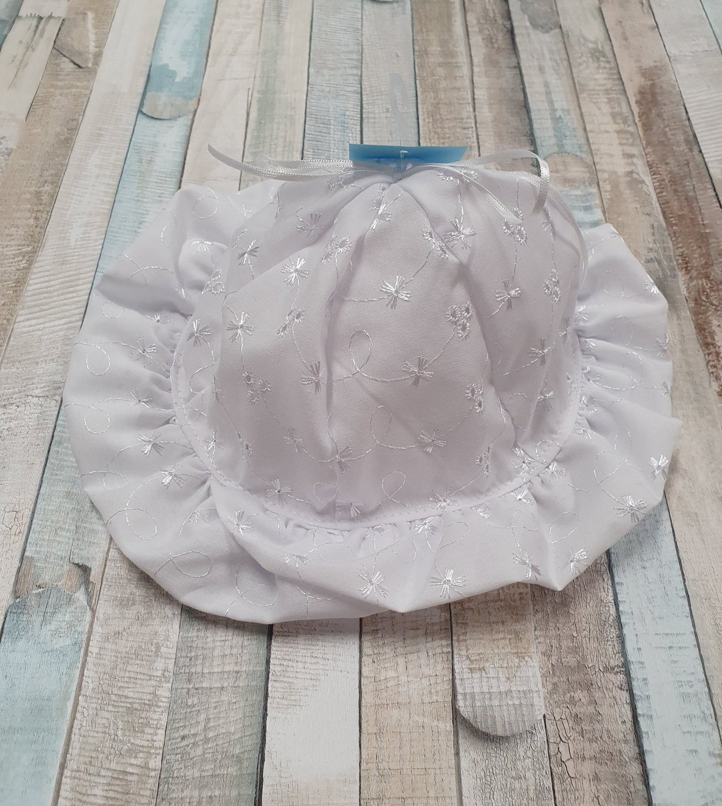 Baby Girls Broderie Anglaise Sun Hat - Nana B Baby & Childrenswear Boutique