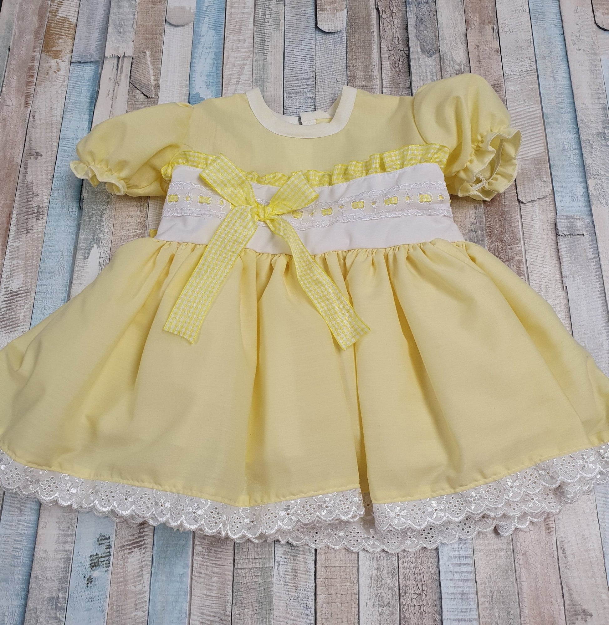 Baby Girls Lemon Short Sleeved Dress - Nana B Baby & Childrenswear Boutique