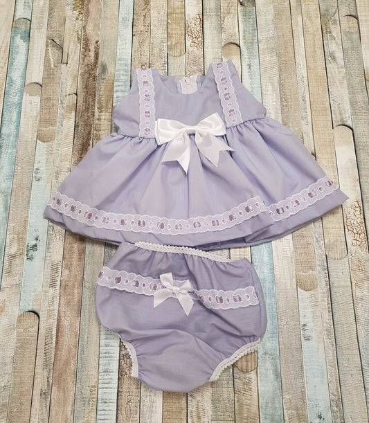 Baby Girls Lilac Sleeveless Dress & Pants - Nana B Baby & Childrenswear Boutique