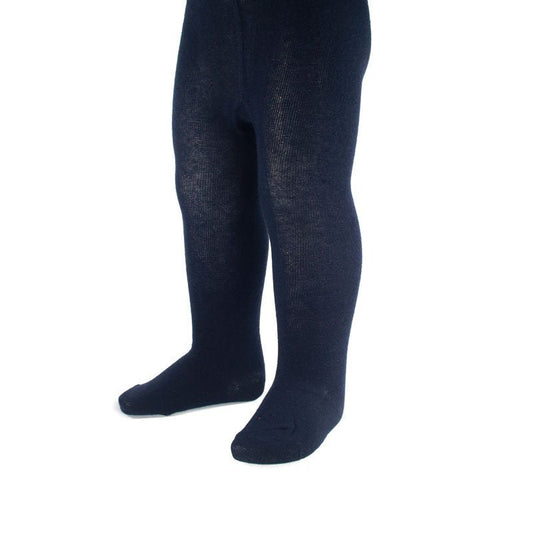 Baby Girls Navy Plain Tights - Nana B Baby & Childrenswear Boutique