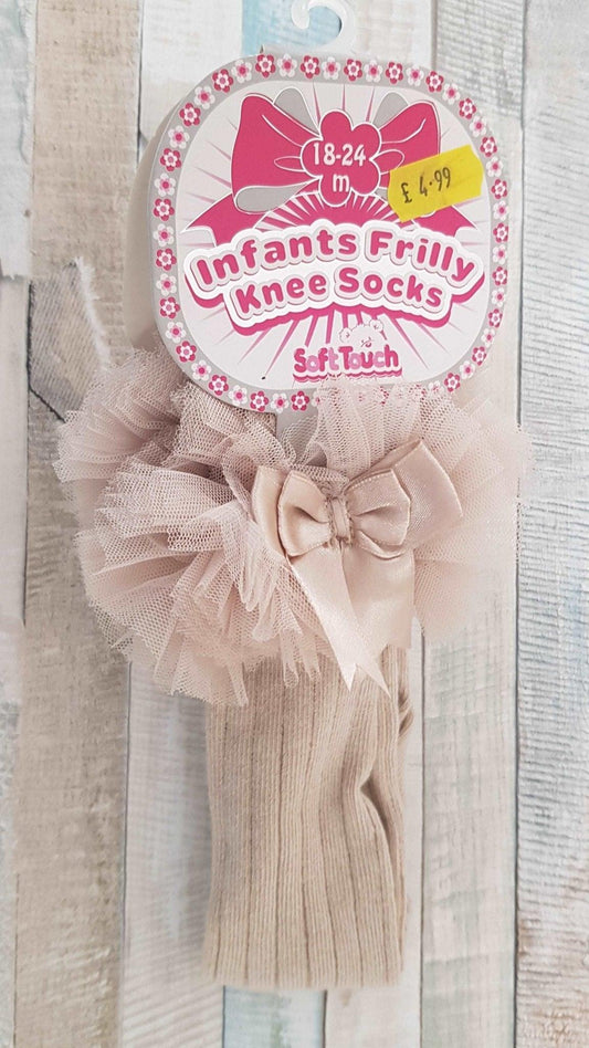 Baby Girls Organza Knee Length Frilly Socks - Nana B Baby & Childrenswear Boutique