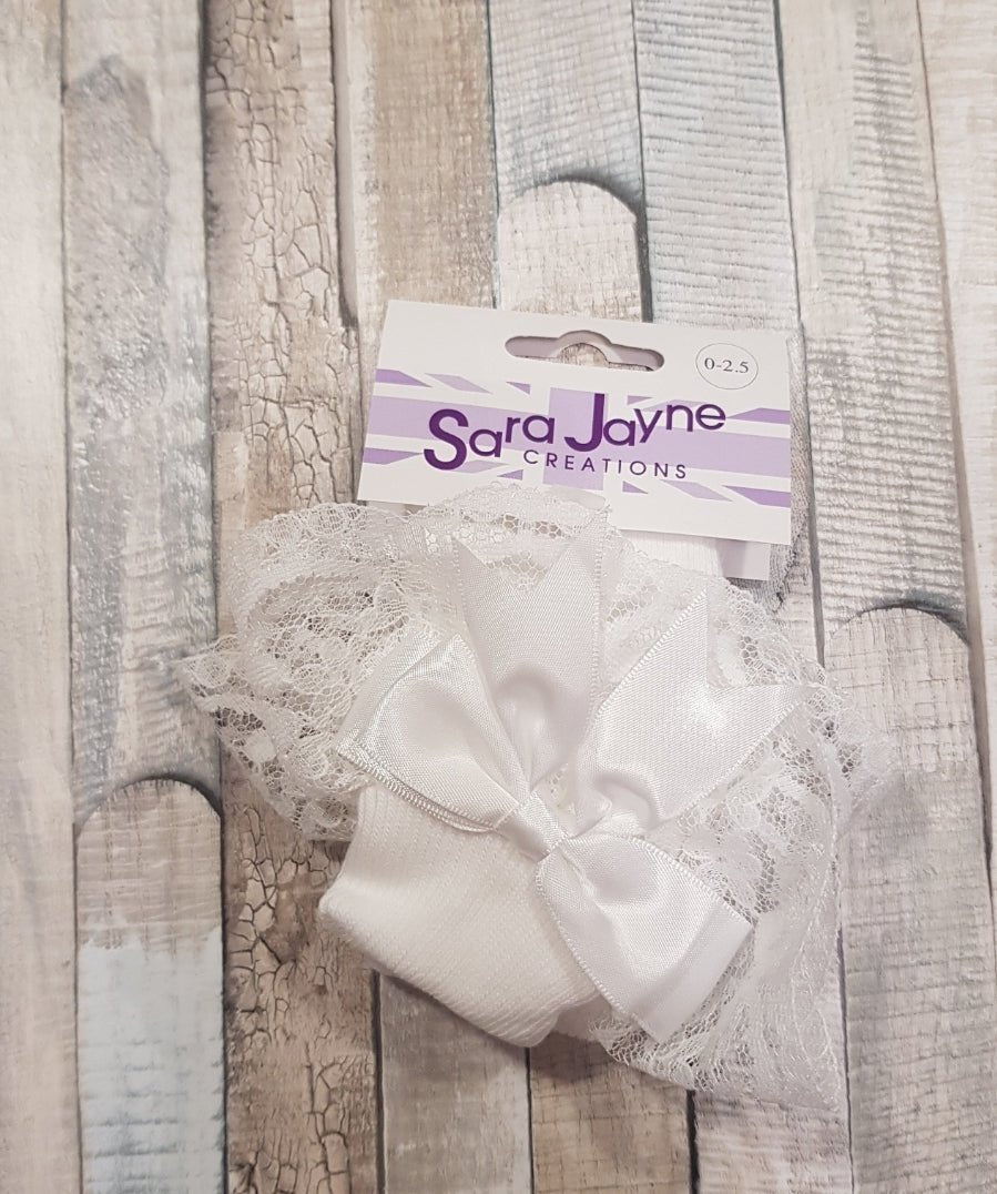Baby Girls White Frilly Socks - Nana B Baby & Childrenswear Boutique