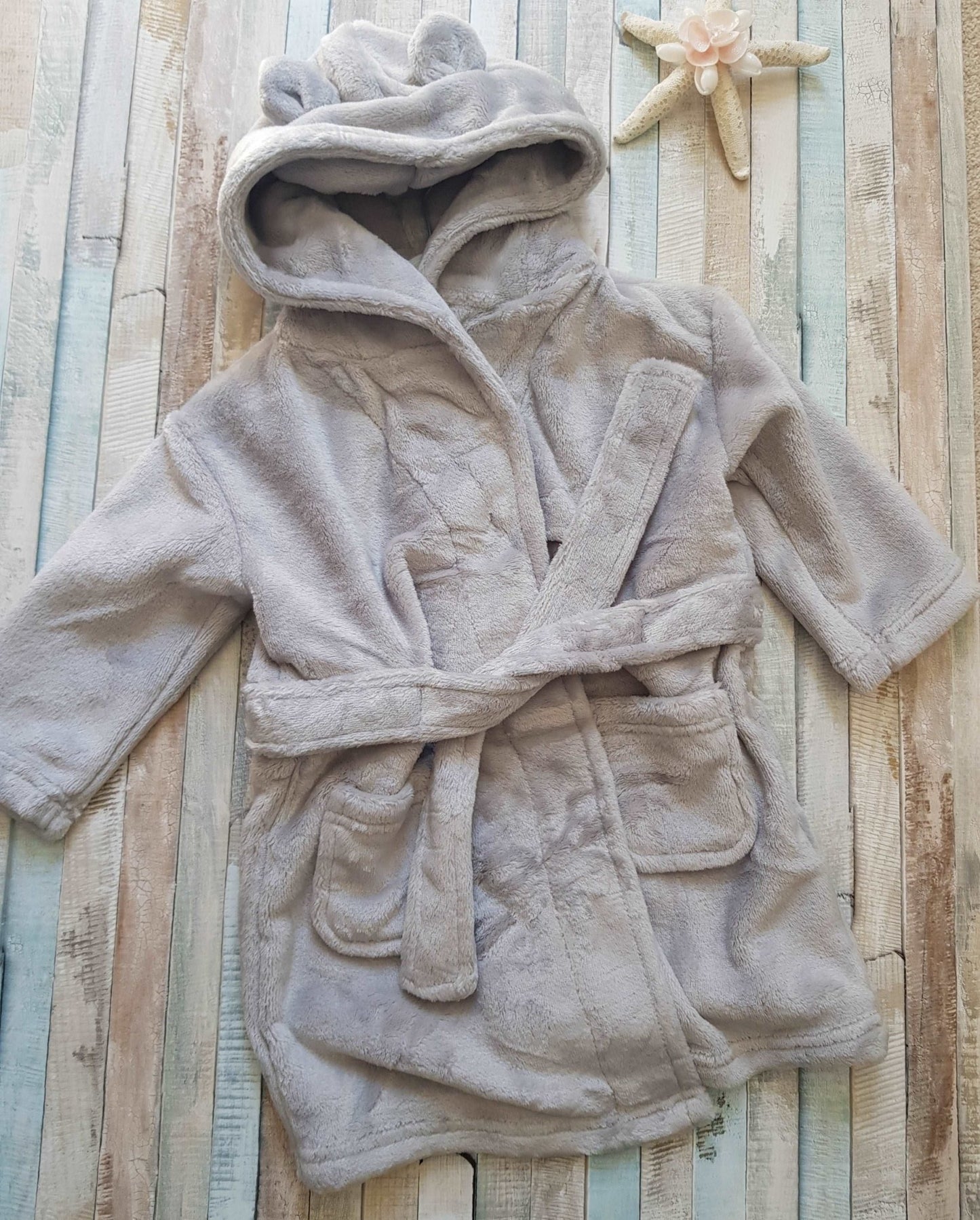 Baby Hooded Dressing Gown - Nana B Baby & Childrenswear Boutique