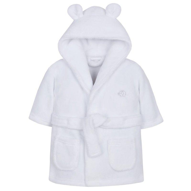 Baby White Hooded Dressing Gown - Nana B Baby & Childrenswear Boutique