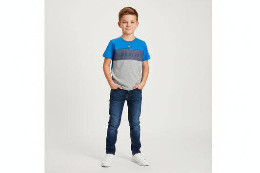 Boys Blue T Shirt - Nana B Baby & Childrenswear Boutique
