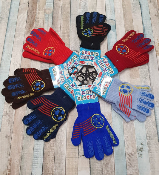 Boys Gloves With Football Design - Nana B Baby & Childrenswear Boutique