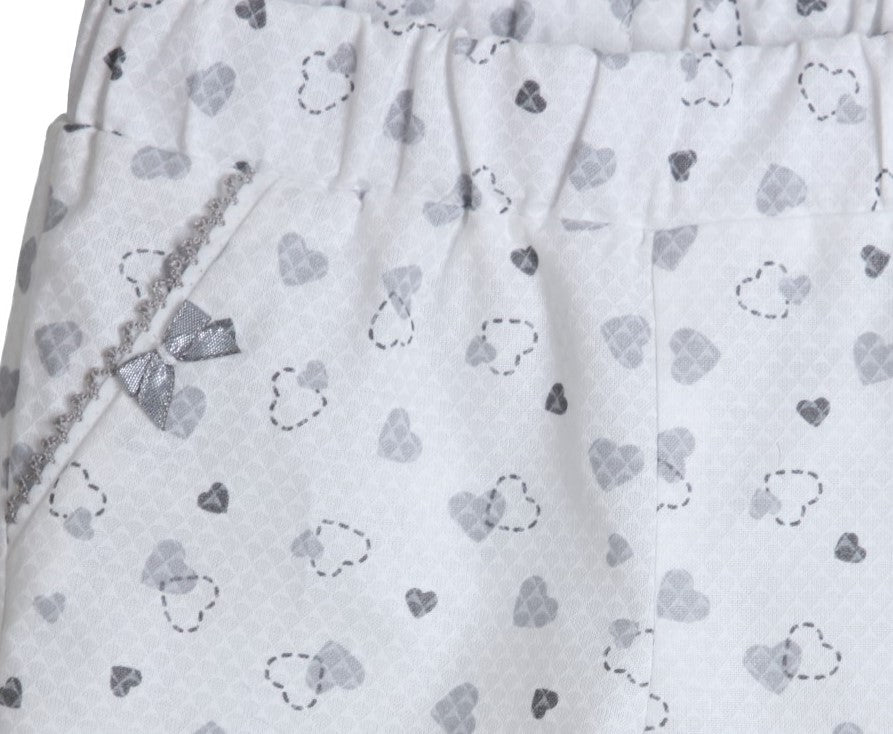 Courtney Baby Girls Love Design Shorts - Nana B Baby & Childrenswear Boutique
