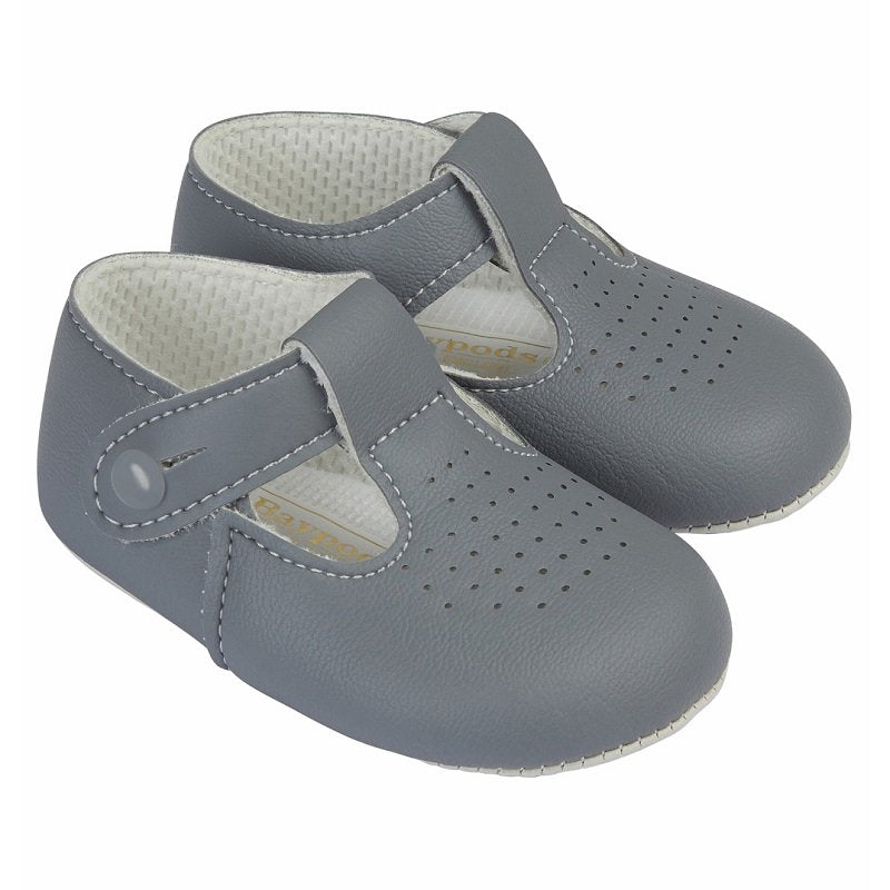 Grey Dimple Baby Pram Shoe - Nana B Baby & Childrenswear Boutique