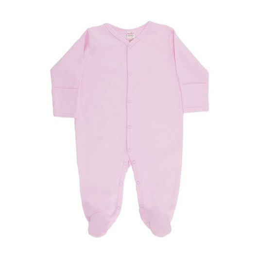 Personalised Pink Long Sleeved Sleepsuit - Nana B Baby & Childrenswear Boutique