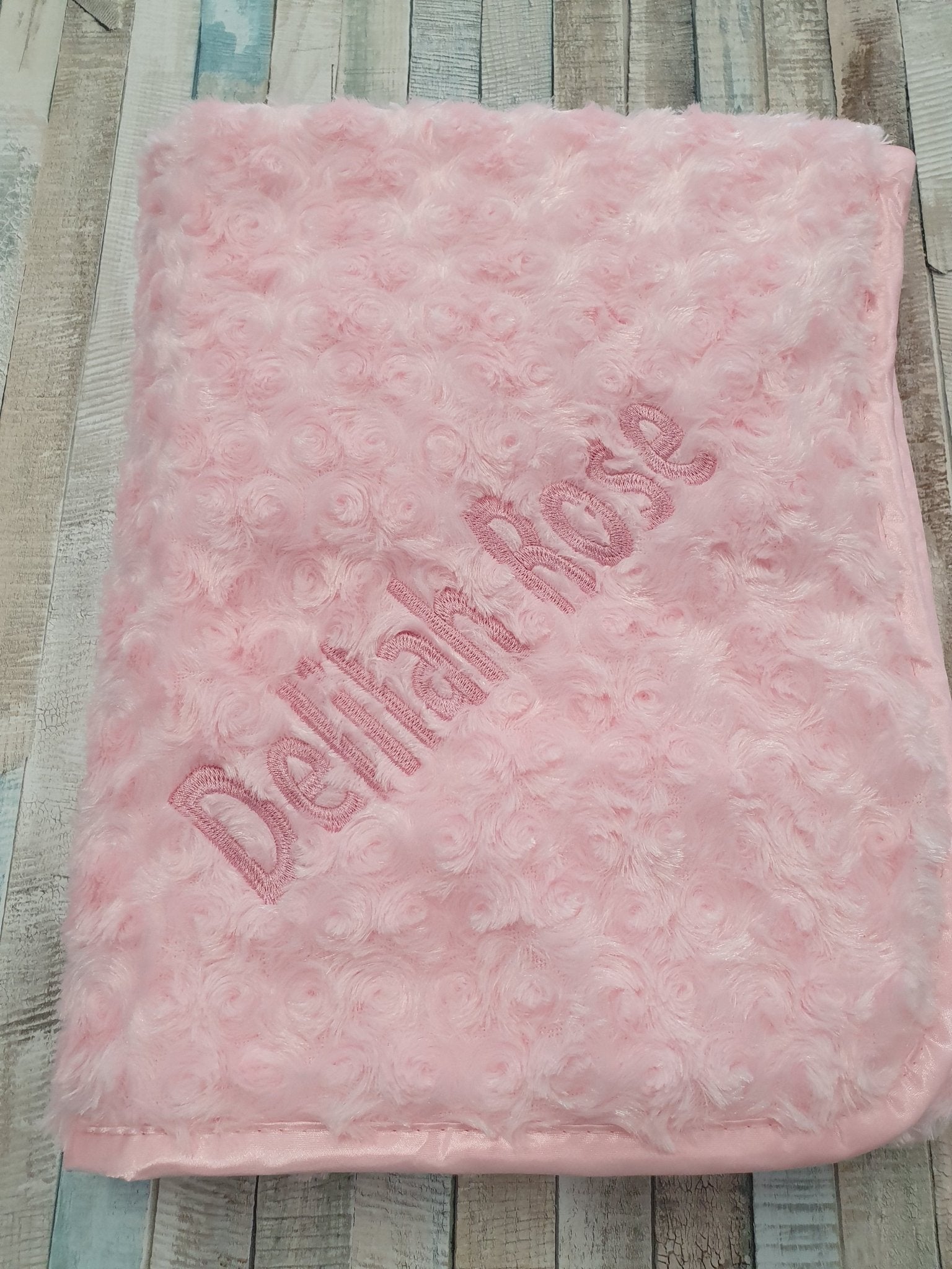 Rose store baby blanket