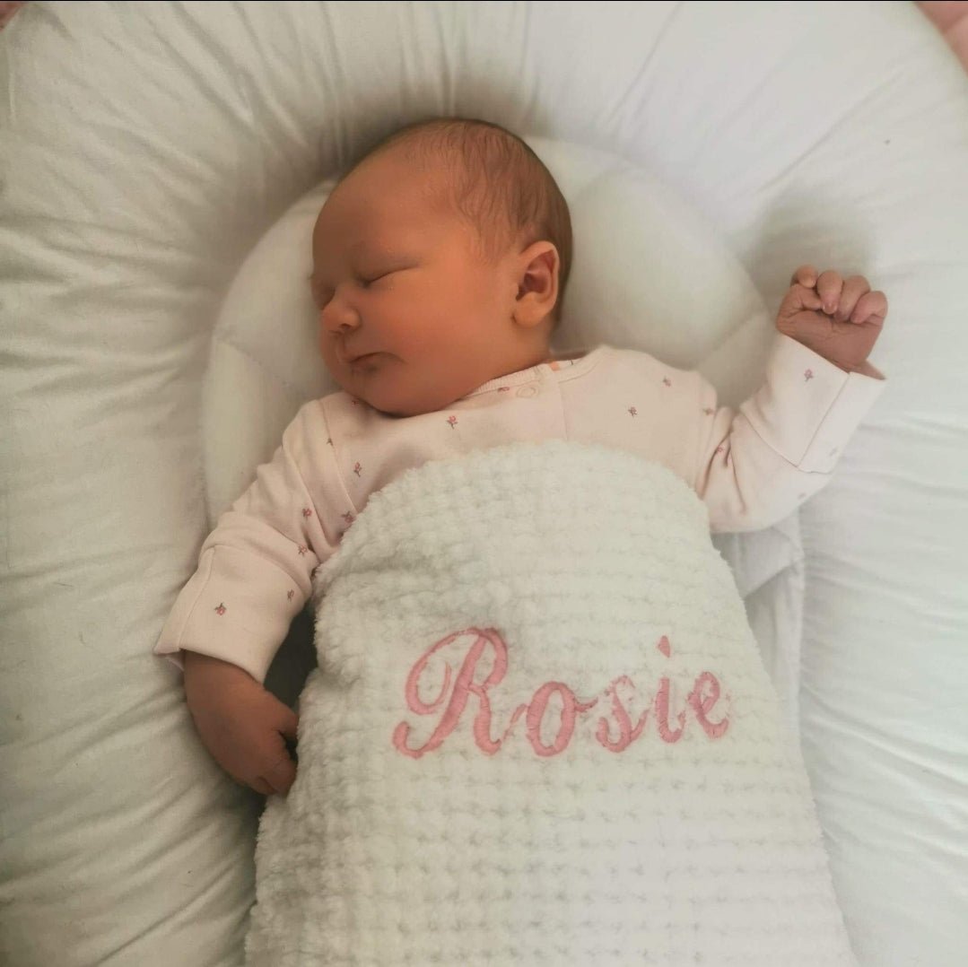 Personalised Waffle Baby Wrap/Blanket - Nana B Baby & Childrenswear Boutique