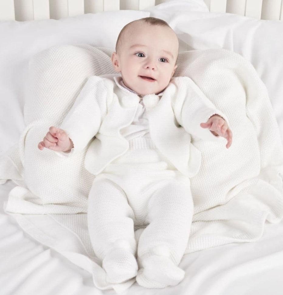 Unisex Baby Knitted Pom Pom Set - Nana B Baby & Childrenswear Boutique