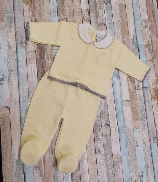Unisex Baby Lemon Spanish Knitted 2 Piece Set - Nana B Baby & Childrenswear Boutique