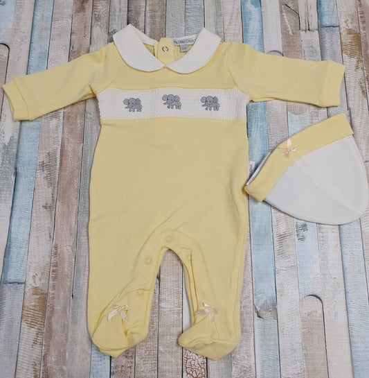 Unisex Lemon And White Babygro Set - Nana B Baby & Childrenswear Boutique